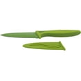 thumbnail image 2 of Goodcook 4-inch Nonstick Paring Kitchen Knife, Green, 2 of 3