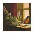 thumbnail image 1 of Foraging Robin in Spring - Canvas, 1 of 10