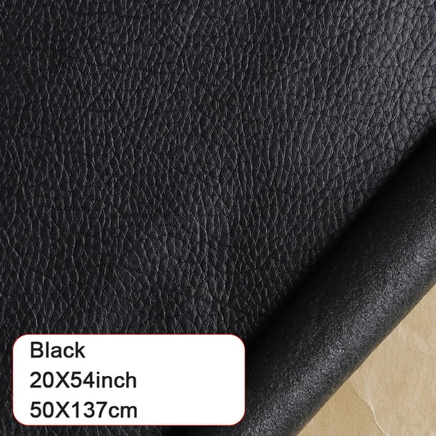 Pu Fabric Leather Self Adhesive Repair Tape For Sofa Car Seats Clothing 20 X 54 Inch Com Self Adhesive Leather Repair Tape, Black Leather Tape For Sofa