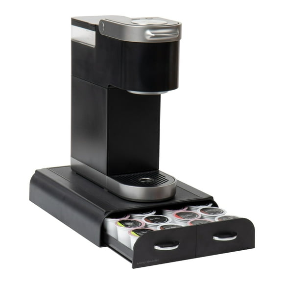 Organizador de cápsulas Mind Reader de una sola porción, 2 cajones, capacidad para 24 cápsulas, comp