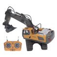 thumbnail image 3 of 2.4G RC Excavator Toy Rotatable Full Functional Lighting Music Alloy Construction Tractor, 3 of 13