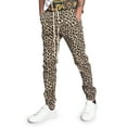 thumbnail image 4 of G-Style USA Men's Leopard Print Skinny Jogger Pants - Brown - Small, 4 of 6