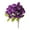 Purple, variant on Artificial Flowers Bouquet Mini Rose Wedding Home Office Decor, Eye-catching Realistic Looking Faux Silk Flower Vivid Fake Flower Desktop Ornament for Home