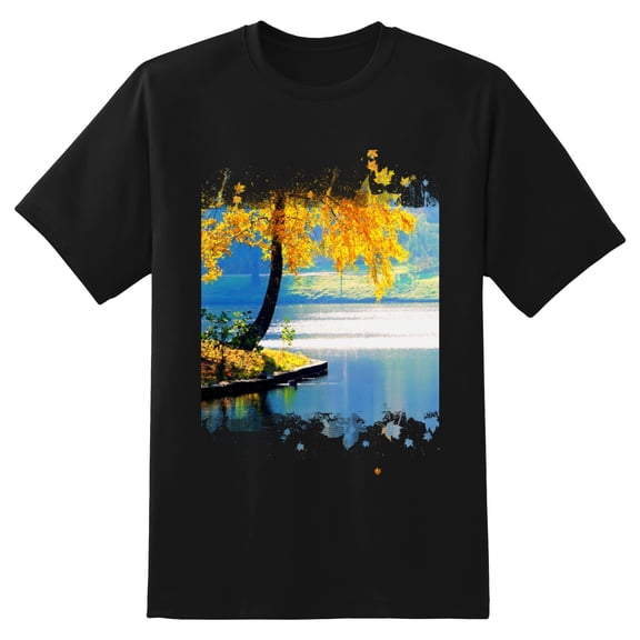 Men's Graphic TeeNature Letter Print T-Shirts Round Neck Short Sleeves Sizes XS-5XL Summer Daily Casual Tops