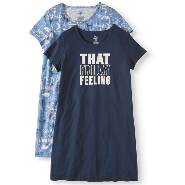 Secret Treasures Secret Treasures Women's Short Sleeve Sleep ShirtS