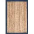 thumbnail image 2 of nuLOOM Eleonora Hand Woven Jute Area Rug, 3' x 5', Navy, 2 of 3