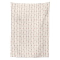 thumbnail image 2 of Vine Tablecloth, Leafless Vine Branches with Abstract Orange Flower Petals Illustration, Rectangle Satin Table Cover Accent for Dining Room and Kitchen, 60" X 90", Pale Rose Brown, by Ambesonne, 2 of 2