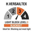 thumbnail image 2 of H.VERSAILTEX Contemporary Room Darkening Light Blocking Grommet Curtains Window for Bedroom, 52" x 84" - 1 Panel，White, 2 of 10