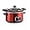 Red, variant on 4-Quart Digital Slow Cooker with Locking Lid (Copper)