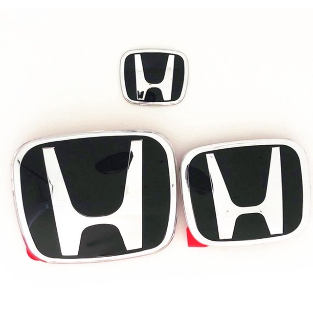 1Set * 3pcs Honda Emblema Del Coche Logotipo Mobilio/City/Hrv/Jazz/CRV/Civic/Brv/Brio/Accord Accesorios Exteriores