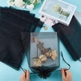 thumbnail image 3 of 30Pcs Large Organza Bags Drawstring Jewelry Pouches Bulk 12x16 Inch Black Festival Wedding Party Favor Gift Mesh Bag for Shoes Jewelry Soaps Cosmetic Storage Packaging Travel Crafts for making, 3 of 7