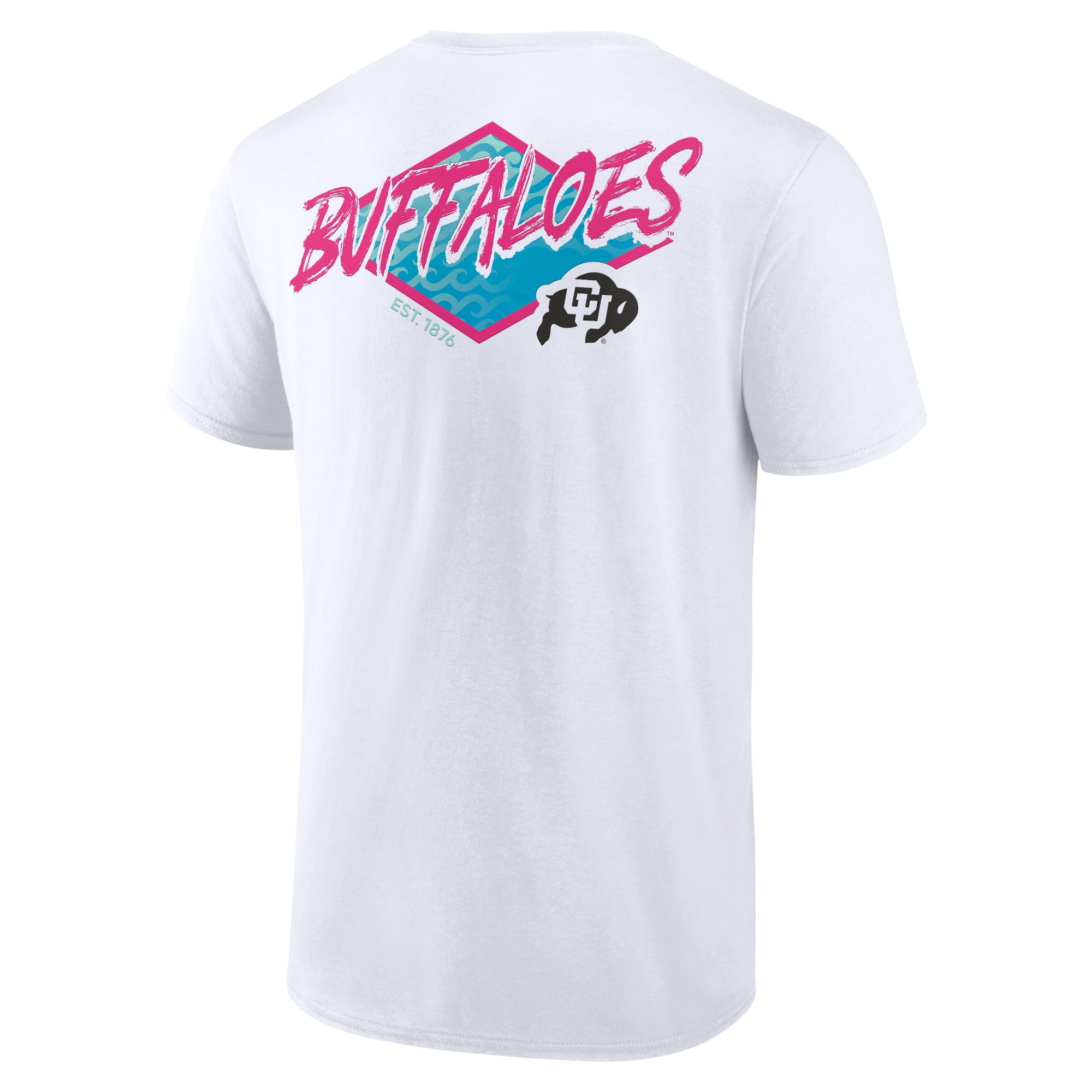 Men's White Colorado Buffaloes Surf Break T-Shirt
