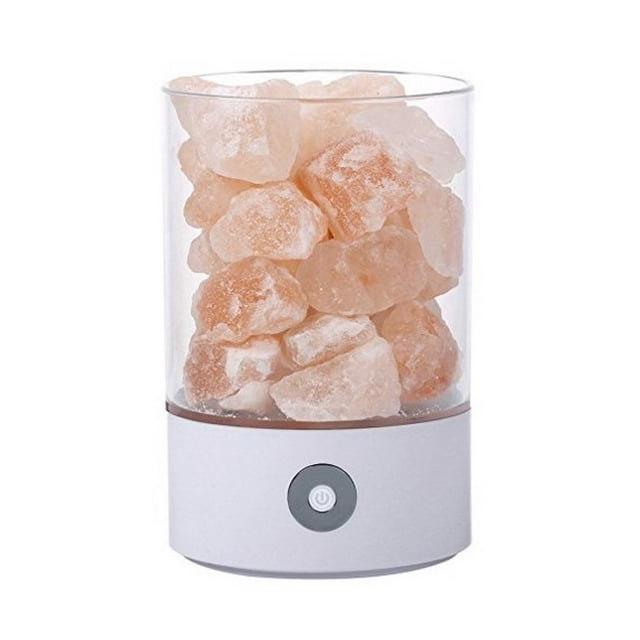 Jinsinto Natural Himalayan Salt Lamp, USB Powder Salt Crystal Rock Lamp Good
