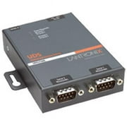 Lantronix UDS2100 2-Port Device Server - 2 x DB-9 Serial 1 x RJ-45 10/100Base-TX - 10Mbps 100Mbps 921Kbps - Device Server