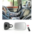 thumbnail image 2 of Joybi Rotating Car Mirror with LED Lights and Remote, Baby Car Mirror Providing Comfort Light for Baby, 2 of 2