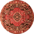 thumbnail image 1 of Ahgly Company Indoor Round Persian Orange Traditional Area Rugs, 7' Round, 1 of 1