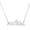 Silver, variant on HIJONES Snow Mountain Necklace for Women Stainless Steel Pendant Jewelry Chain Silver