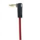 thumbnail image 3 of Cable de extensión de audio auxiliar de 1,2 m y 3,5 mm macho a macho para iPhone, iPod y teléfono móvil (rojo), 3 of 7
