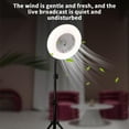 thumbnail image 6 of Floleo Clearance Small Fan Light Ceiling Fan With LED Lights, Quiet Energy Saving Dimmable Fan Light, E27 Screw Base 110-265V, Easy Installation for Home Bedroom Office, 6 of 9