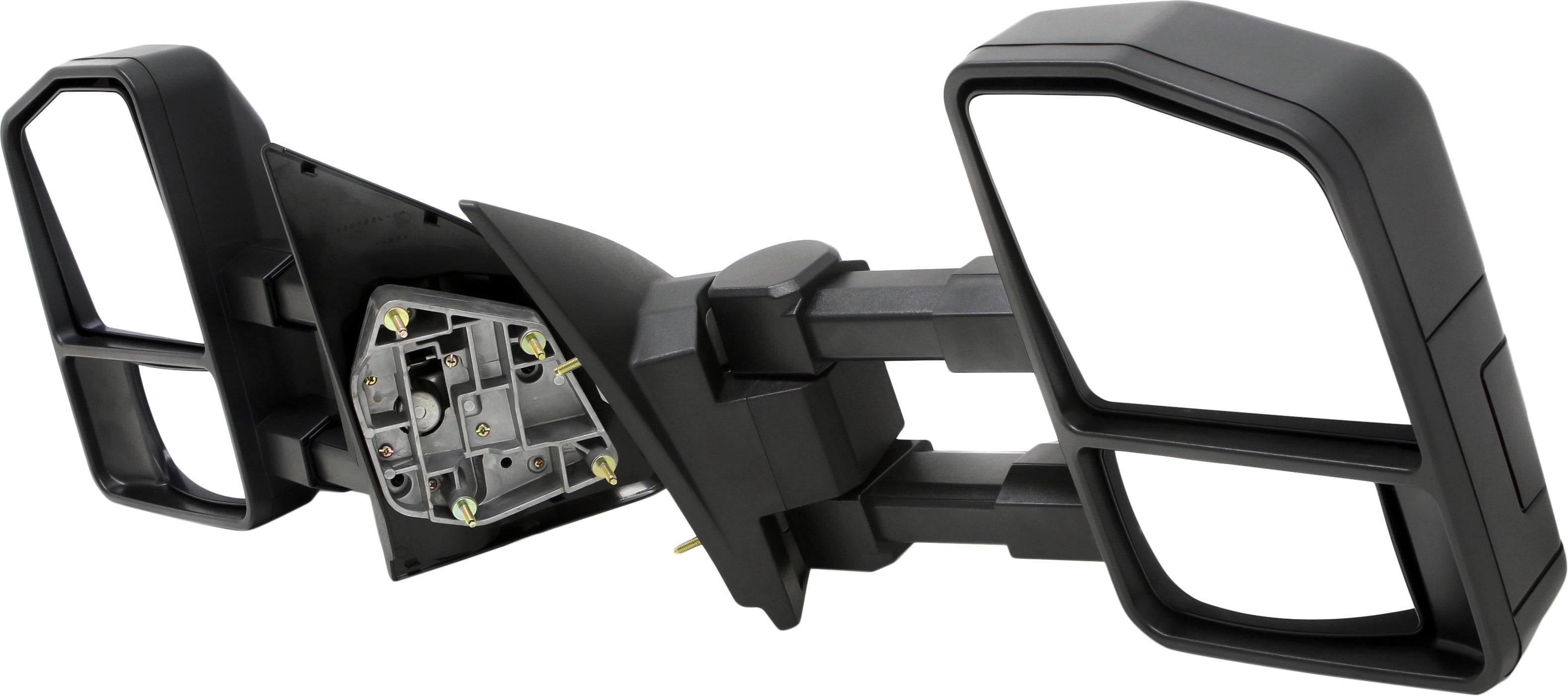 Kool Vue Towing Mirror Compatible With 1999-2010 Ford F-250 Super Duty F-350 Driver & Passenger Side Textured Black