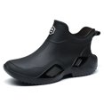 thumbnail image 2 of LIJCC Unisex Rain Boots Water Shoes Couples' Same Style Low Top Rubber Shoes Casual Fashion Outdoor Work Fishing Car Wash Kitchen Non Slip Overshoes Rain Boots, 2 of 5