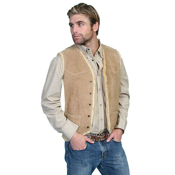 Scully Leather - Men's Scully Boar Suede Hunting Vest 82 - Walmart.com ...