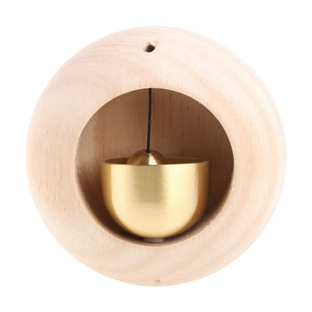 

TINYSOME Refrigerator Magnet Magnetic Doorbell Gift Pure Copper Indoor Outdoor Solid Wood Wind Chime Easy Install Garden