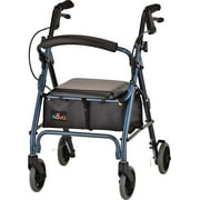 NOVA Medical Products GetGo Petite Rolling Walker, Blue
