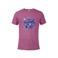 thumbnail image 1 of Disney Dogs The Furriest One of All - Short Sleeve Blended T-Shirt for Adults - Customized-Berry Snow Heather, 1 of 4