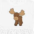 thumbnail image 4 of Inktastic Cute Moose Girls Toddler Dress, 4 of 5