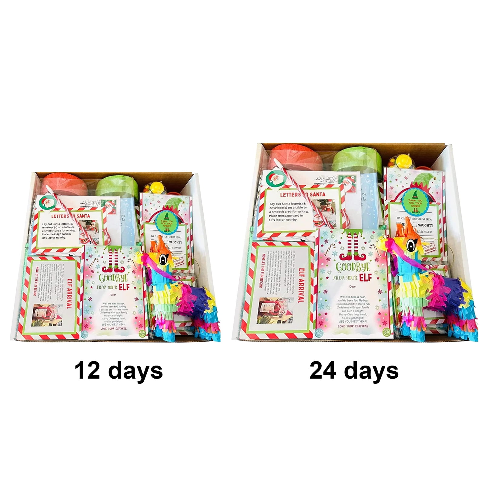 Christmas Elf Set 12 24 Days Gift Box Countdown Toys Activities Toys Christmas Elf Set 12 24 Days Gift Box Countdown Toys Activities Toys