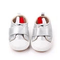 thumbnail image 2 of PEACNNG Baby Boys Shoes PU Casual First Walkers Sneakers Anti-slip Soft Sole Newborns, 2 of 5