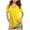Yellow-25, variant on Mittory Womens Summer Tops V Neck Criss Cross Short Sleeve Basic Plain Tee T-Shirt