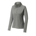 thumbnail image 3 of Sport-Tek LST561 Ladies Sport-Wick Flex Fleece 1/4-Zip , White, 4XL, Womens Activewear, 3 of 4