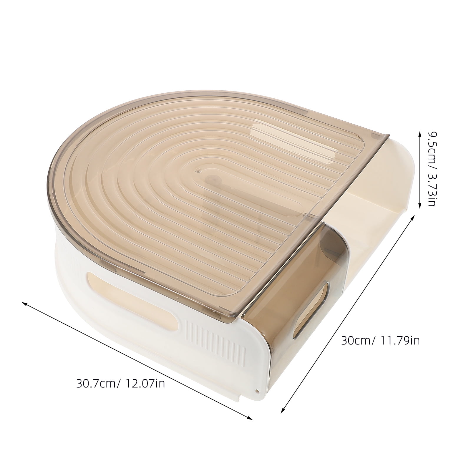 WHAMVOX Egg Holder Box for Storage Use Made of Plastic Multi Color Suitable for Refrigerator Side Door with
