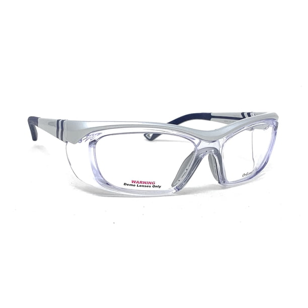OnGuard Safety OG-225S Eyewear w/Dust Dam Silver Navy 57mm (57-16