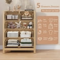 thumbnail image 5 of Home 5 Drawer Dresser for Bedroom, Modern Tall Dresser Organizer with Storage Drawers, Wooden Chests of Drawers for Bedroom, Entryway, Hallway, Home Office, 5 of 8