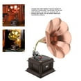 thumbnail image 3 of Vintage Phonograph Model, Crafted From Robust Iron Material, Suitable for Showcase on Desks, Tables, and Entryways, Retro Turntable Makes an Excellent to Various Situations,, 3 of 7