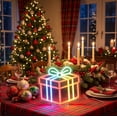 thumbnail image 5 of Christmas Neon Sign Light LED Neon Light for Wall Tabletop Display Hanging or Standing Holiday Light Decor for Party Home, 5 of 6