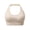 🔥 Beige, variant on Adjustable Strap Halter-Style Hanging-Neck Sports Bra Solid Color Removable Pads Adjustable Straps Breathable Hollow Back Beautiful-Back Design Anti-Slip Quick-Dry Fabric For Yoga Running Gym