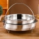 thumbnail image 5 of Moyic Bandeja para cocinar al vapor de acero inoxidable con asa para un fácil manejo Bandeja para cocinar al vapor de acero inoxidable 304 Cocina y Comedor 20cm, 5 of 6