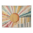 thumbnail image 5 of BCIIG Boho Rainbow Sun Tapestry Vintage Horizontal Sunset Sunrise Abstract Minimalist Art Tapestries Wall Hanging Bedroom Hippie Bohemian Mid Century Decor For Living Room Dorm Classroom,, 5 of 6