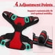 thumbnail image 4 of Arnés para perros Rabbitgoo, sin tirones, ajustable, rojo, para perros grandes, 4 of 8