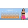 thumbnail image 2 of Anwell Swim Shorts for Womens Pleated Side Swim Bottoms High Waisted Bikini Tanikini Bath Suit Shorts, 2 of 7