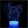 thumbnail image 3 of Luz Nocturna 3D de Anime nuevo, Led de Pokemon para niños, figuras de Pikachu de Anime, lámpara de mesita de noche bonita para decoración de dormitorio de niños, regalo de cumpleaños, 3 of 4