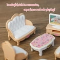 thumbnail image 4 of Yiliangx 32 Pcs Dollhouse Furniture Accessories Set Mini House Furniture Miniature Pretend Play Family House Kit Toys 1:12 Kitchen Bedroom LivingRoom Bathroom Boys Girls 3Y+ (B Set), 4 of 12