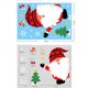 thumbnail image 5 of uds pegatina de cristal para ventana pegatina de Papá Noel decoración de Año Nuevo A Afortunado Sencillez, 5 of 5