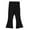 Black, variant on Esaierr Girls Spring Autumn Bell Bottom for Kids Baby 1- 10Y Toddler Flare Pants Cross High Waisted Flare Pants Solid Color Flare Leggings Bootcut Pants