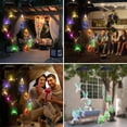 thumbnail image 6 of Yescom Solar Powered Wind Chime Lights LED Color Changing Crystal Hummingbird & Tree for Home Porch Yard Christmas Party Decoration Xmas Gifts, 6 of 8