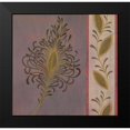 thumbnail image 2 of Design Show 15x15 Black Modern Framed Museum Art Print Titled - OPULENT II, 2 of 5